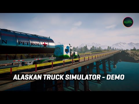 Видео: ALASKAN TRUCK SIMULATOR DEMO - И ЭТО ВЫ ЖДАЛИ?!