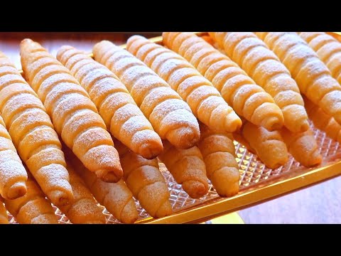 Видео: ЭФФЕКТНЫЕ ТРУБОЧКИ ПЕЧЕНЬЕ НА КЕФИРЕ! САМЫЙ ВКУСНЫЙ, БЫСТРЫЙ И ДОСТУПНЫЙ РЕЦЕПТ! ПРОСТО ТАЕТ ВО РТУ!