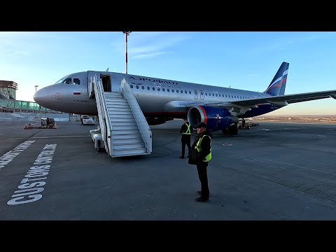 Видео: ЛЕТИМ АВИАКОМПАНИЕЙ АЭРОФЛОТ С МОСКВЫ В  МИНЕРАЛЬНЫЕ ВОДЫ