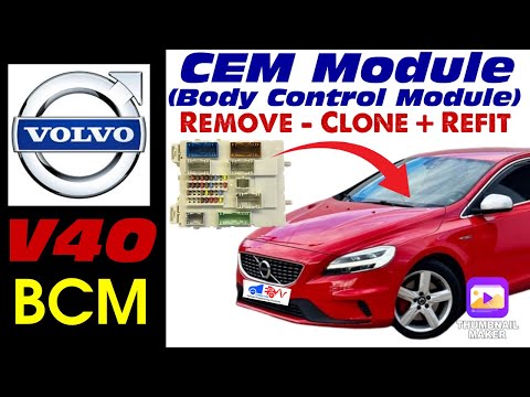 Видео: Volvo V40 CEM (модуль управления кузовным оборудованием). Как снять неисправный блок и заменить (...