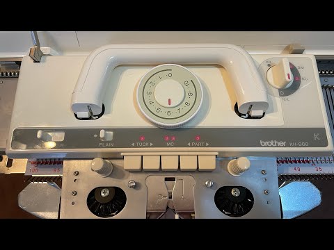 Видео: Продано . Brother KH868 японская вязальная машина