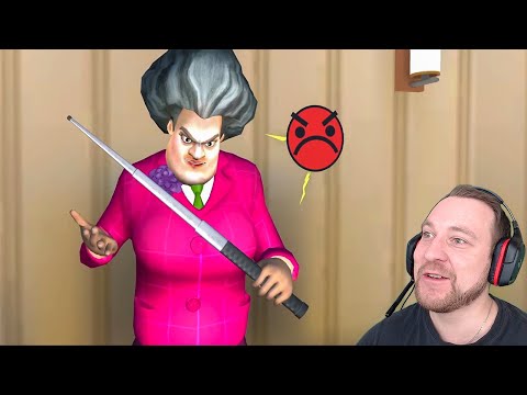 Видео: МИСС ТИ СТАЛА МОИМ РЕПЕТИТОРОМ Прохождение игры Scary Teacher 3D