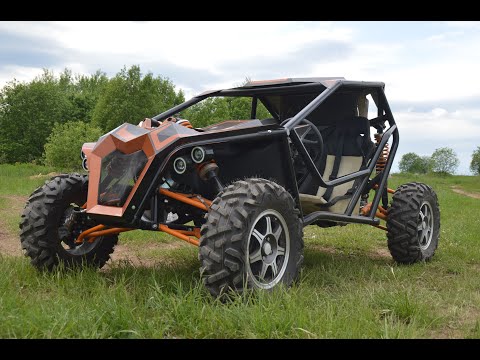 Видео: Багги SV_1500 (Первый Выезд, проверка на трамплине)