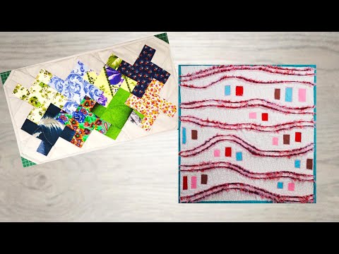 Видео: Мозаичный крест и синельная салфетка