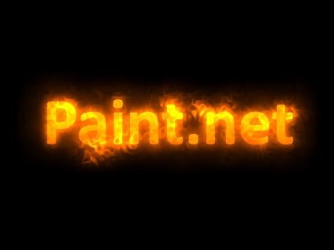 Видео: Paint.net. Урок 18 - Делаем огненный текст