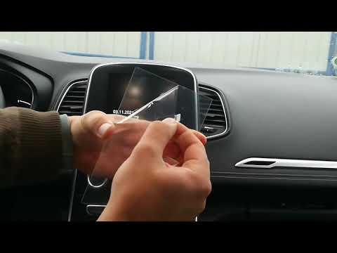 Видео: Защитное стекло для R-LINK2 8.7 дюймов с АлиЭкспресс на Рено. Обзор.