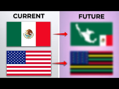Видео: Будущие флаги стран /Анимация с флагами