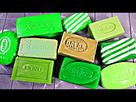 Видео: ASMR SOAP. 💚💚Резка сухого мыла. Satisfying video💚💚