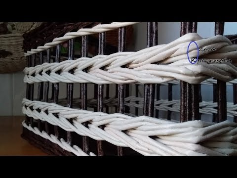 Видео: Ажурная корзинка.  ВИДЕО 2019 года! Качество видео соответствует году записи.