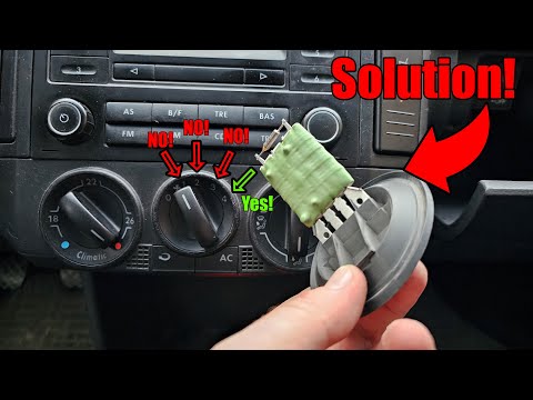 Видео: Как починить резистор вентилятора VW Polo