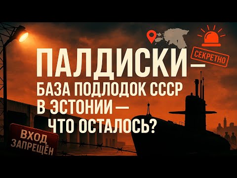 Видео: ИСТОРИЯ НА НОЧЬ! Палдиски  база подлодок СССР в Эстонии — что осталось