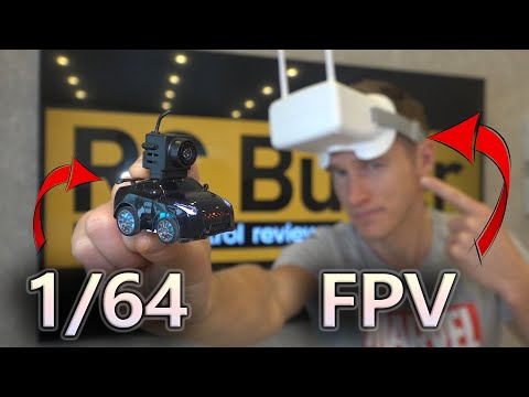 Видео: Самая МАЛЕНЬКАЯ В МИРЕ машинка с камерой! ... Обзор FMS ALU35 FPV RC car