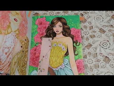 Видео: Раскрашенные работы за апрель. #art #beautiful #new #hobby