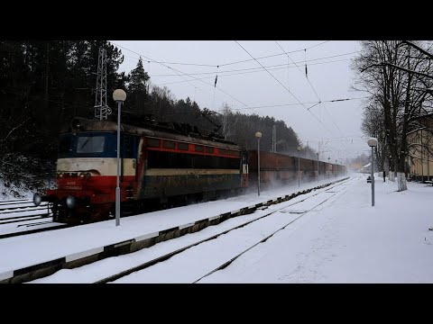 Видео: Товарен влак на "ТБД-ТП", уловен на Долно Камарци, начело със стария котарак 44 083...