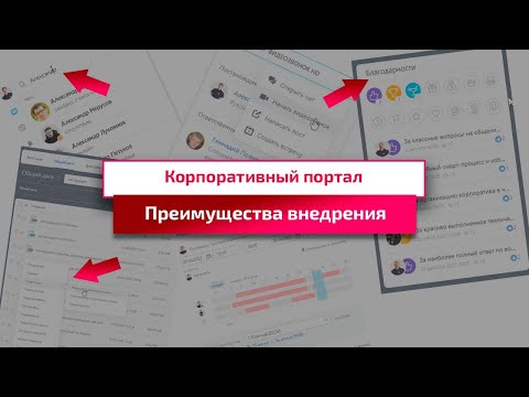 Видео: Преимущества внедрения корпоративного портала. Корпоративный портал Битрикс24