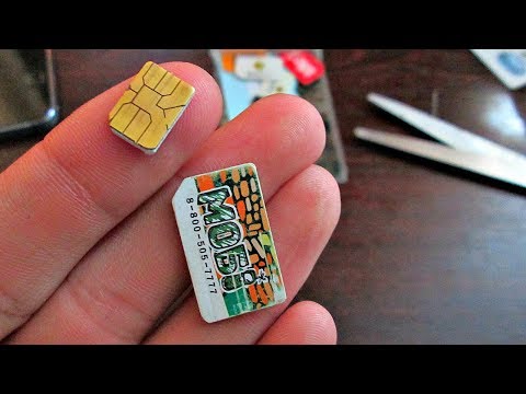 Видео: КАК САМОСТОЯТЕЛЬНО ОБРЕЗАТЬ НАНО СИМ (NANO SIM)