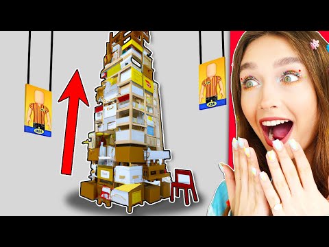 Видео: ПОСТРОИЛА САМУЮ ВЫСОКУЮ БАШНЮ в ROBLOX IKEA ! 😱