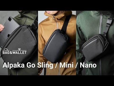 Видео: Обзор слинг-сумок Alpaka Go Sling, Go Sling Mini и Go Sling Nano