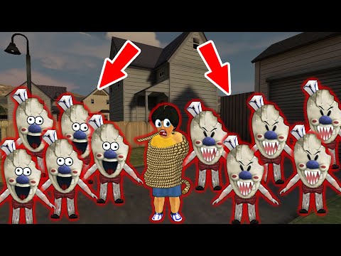 Видео: 100 Смешных Моментов и Экспериментов с *Ice Scream* и *Funny Horror* (ч.3)