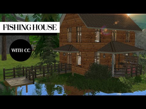 Видео: Fishing House | Домик для рыбалки | Строительство Симс 2 | The Sims 2 Speed Build | CC