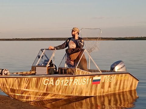 Видео: Лодка Север и ПЛМ Хонда 50  Тесты винтов, Капитан против Солас