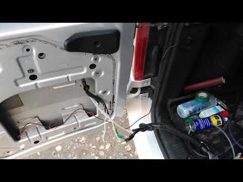 Видео: Проблема с задней проводкой в автомобиле лада ларгус. И решение этой проблемы.