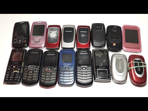 Видео: Что у меня в коробке? Часть #1. 16 лотов готовые к продаже. Samsung e250, x160, c270, e380, e1080w