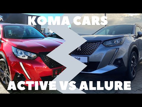 Видео: НОВЫЙ Peugeot 2008 Active vs Allure - Сравнение (интерьер / экстерьер) 4K