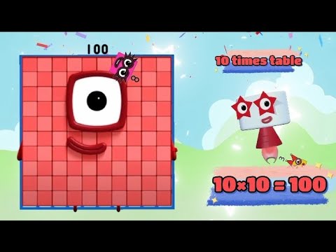 Видео: Таблицы умножения блоков чисел от 2 до 10 для детей | Умножение для детей @Educationalcorner110