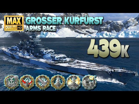 Видео: линкор Grosser Kurfürst: второстепенная постройка для гигантской игры - World of Warships