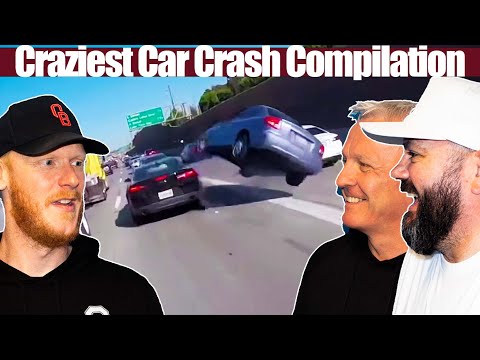 Видео: Подборка самых безумных автокатастроф РЕАКЦИЯ | РЕАКЦИЯ ОФИСНЫХ ПАРНЕЙ!!