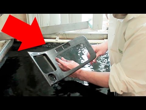 Видео: АКВАПРИНТ наносим текстуру карбона