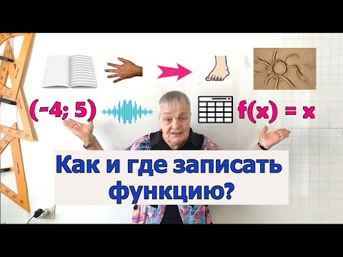 Видео: Способы задания функции. Алгебра 7-11 класс.