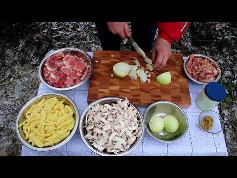 Видео: Старо-РУССКАЯ Скоблянка в Казане на костре.