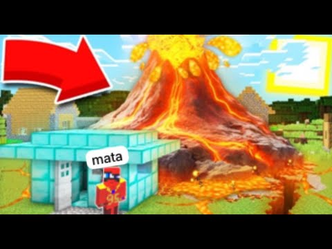 Видео: ВЫДЕРЖИТ ЛИ ЭТОТ АЛМАЗНЫЙ ДОМ ИЗВЕРЖЕНИЕ ВУЛКАНА В МАЙНКРАФТ | mata Minecraft