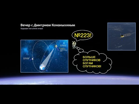 Видео: Вечер с Дмитрием Конаныхиным №223 "Больше спутников богам спутников"