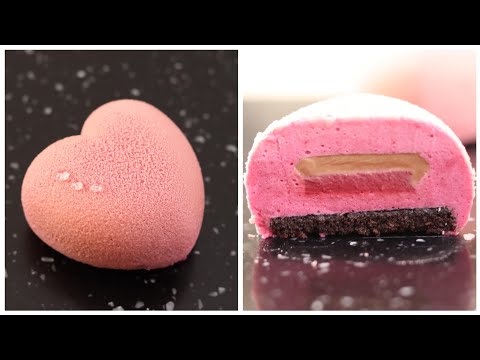 Видео: ПИРОЖНЫЕ ДЛЯ ВЛЮБЛЕННЫХ🍇 ШОКОЛАД-СМОРОДИНА🍇 Black currant mousse cake