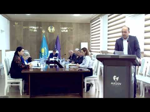 Видео: Защита диссертации PHD Поповой Юлии Игоревны