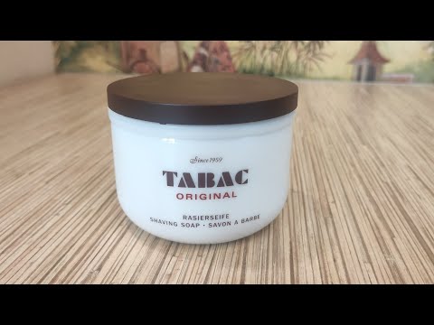 Видео: Легендарное мыло для бритья TABAC!!