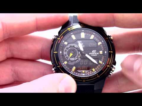 Видео: Часы Casio EDIFICE EFA-131PB-1A [EFA-131PB-1AVEF] - Инструкция, как настроить от PresidentWatches.Ru