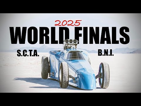 Видео: Финал чемпионата мира Bonneville Land Speed ​​Racing 2025 ЧАСТЬ ПЕРВАЯ S.C.T.A.-B.N.I.