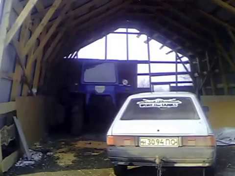 Видео: Построить ангар для хранения зерна за 1000 доларов   бу шифер и лес