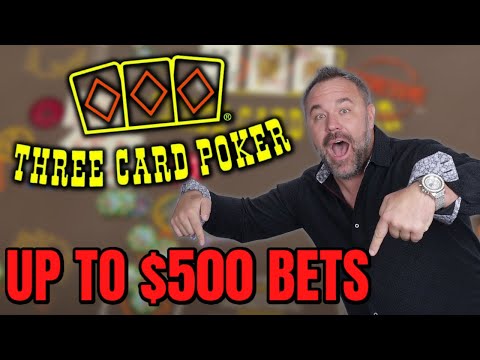 Видео: Трёхкарточный покер с высоким лимитом: ОГРОМНЫЕ СТАВКИ
