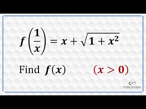 Видео: Функциональное уравнение обратной величины