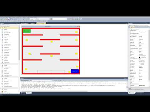 Видео: Урок по C# Лабиринт
