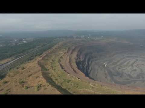 Видео: Кар'єри Кривого Рогу з повітря