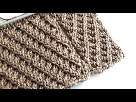 Видео: Французская диагональ спицами / 2 варианта вязания / По мотивам Cacharel