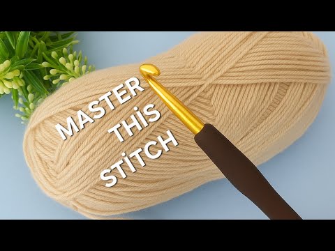 Видео: Самый красивый и простой узор для вязания крючком! ❤️ Идеально подходит для одеял и шалей