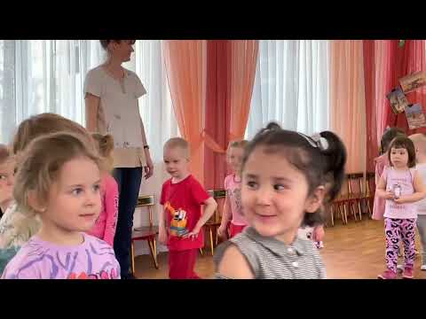 Видео: День космонавтики! Спортивное занятие в Детском Саду. Младшая группа.