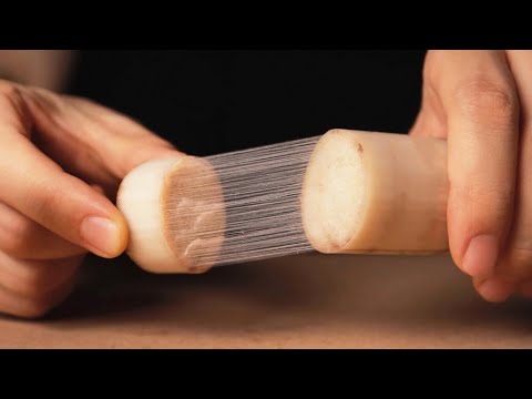 Видео: АСМР: Слушайте этот звук бананового стебля — стресс исчезает! 🍌🌿